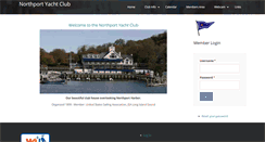 Desktop Screenshot of northportyachtclub.com